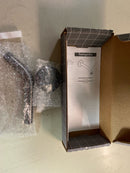 Hansgrohe 27411343 ShowerPower 6" Standard Shower Arm with Flange - Brushed Black Chrome