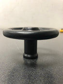 Richelieu BP77578090 3-3/16 Inch Designer Cabinet Knob - Black