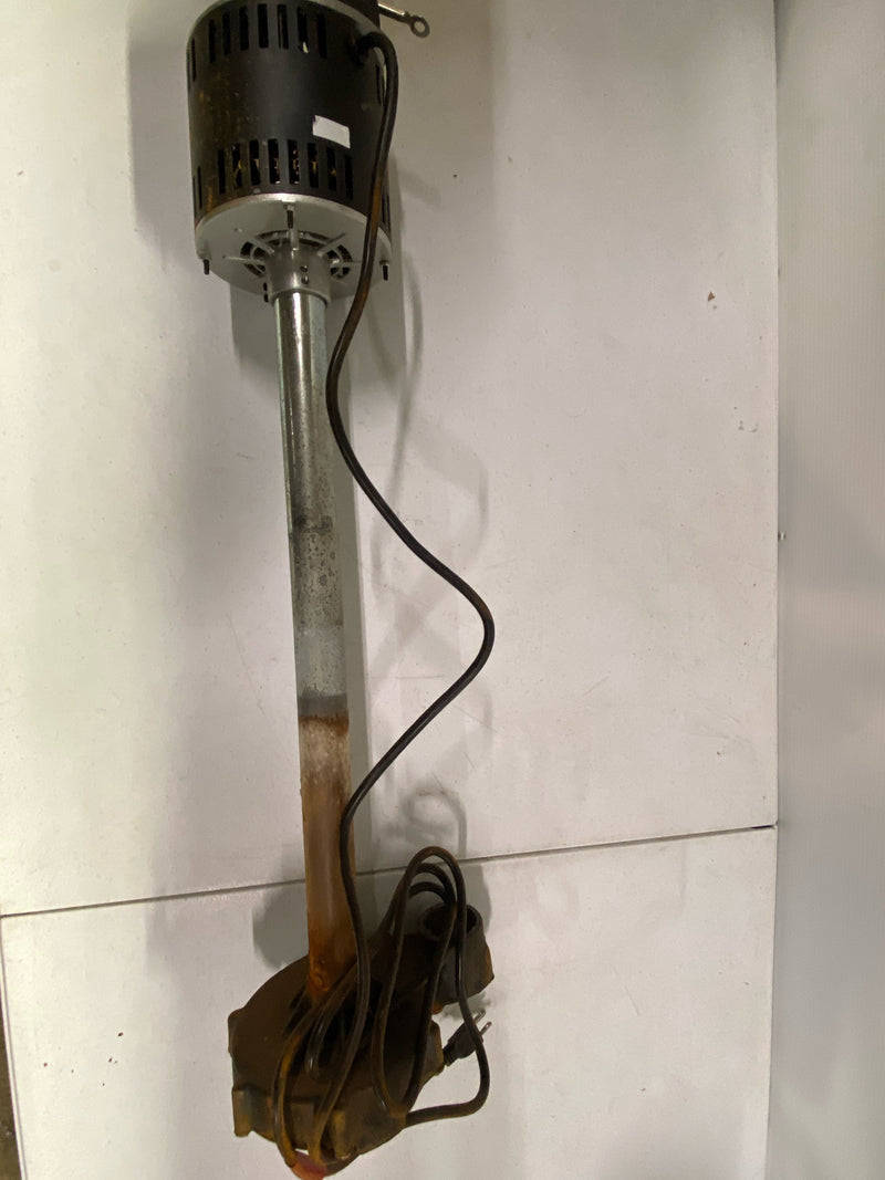 ECO-FLO Products EPC33 Pedestal Sump Pump with Vertical Float Switch, 1/3 HP, 3,480 GPH