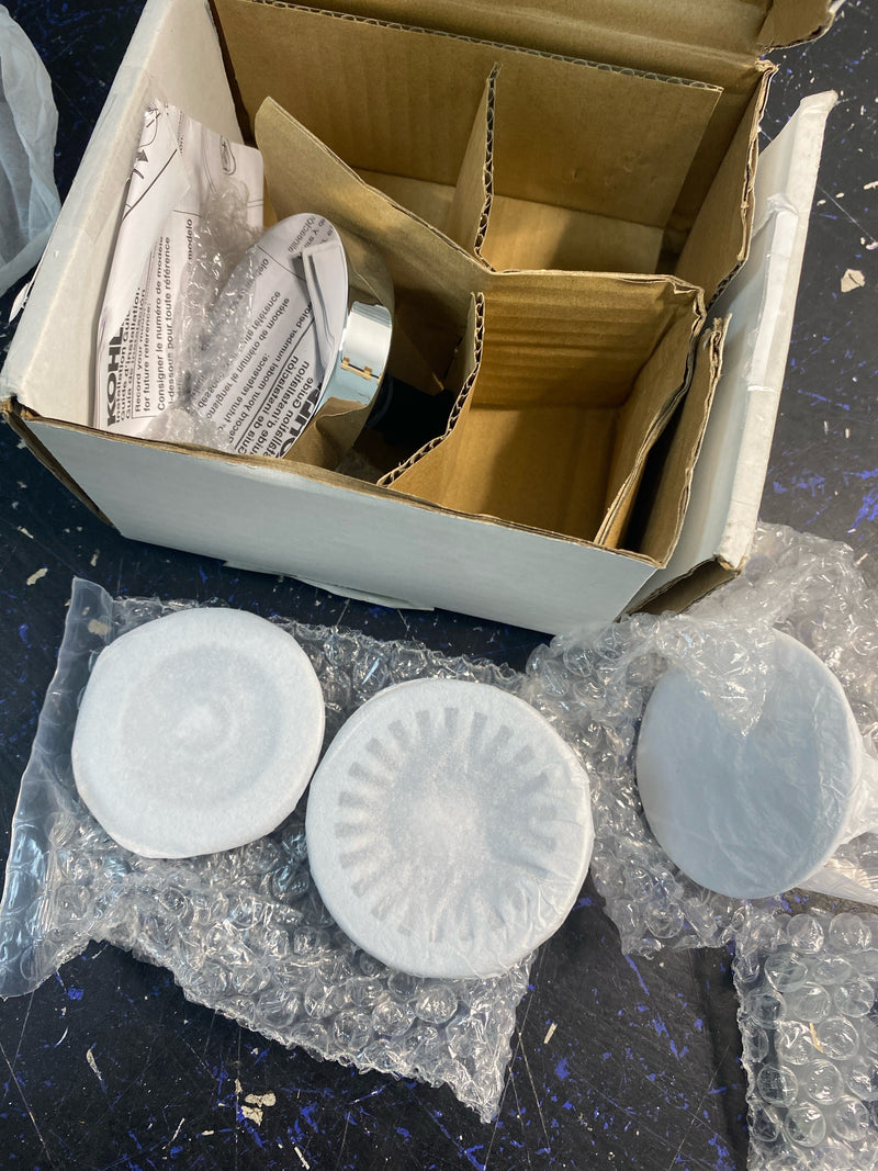 Kohler K-T37392-CP PureFlo Contemporary Rotary Turn Cable Bath Drain Trim - Polished Chrome