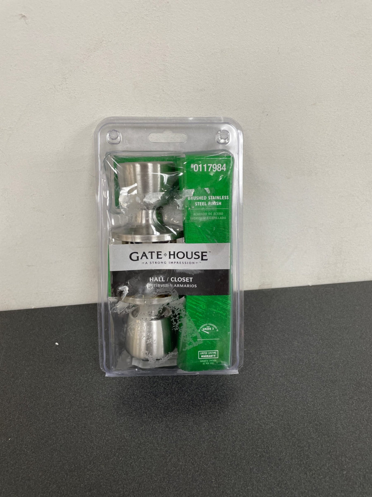 Gatehouse Gallo Satin Chrome Passage Door Knob Single Pack