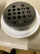 Signature Hardware SH439112GM FundamentALL 4-1/2" Round Shower Drain - Gunmetal