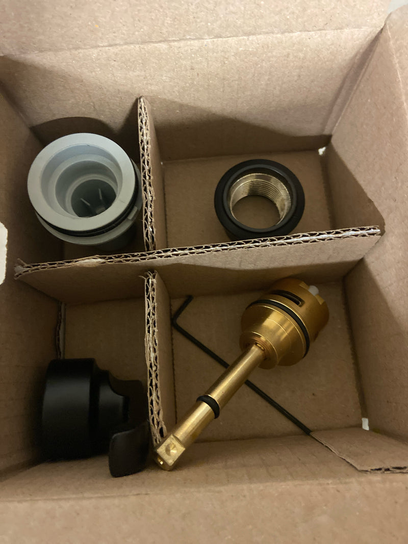 Delta Faucet Tetra Matte Black 6-Setting Shower Handle Diverter Trim Kit, Black Diverter Valve Trim Kit, Shower Diverter, Matte Black T11989-BL (Valve Not Included)
