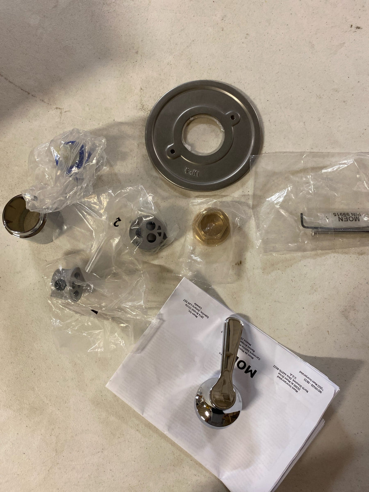 Moen UTS344301 Colinet M-CORE 3-Series 1-Handle Valve Trim Kit, Valve Required, Chrome