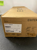 Emtek 4415NWUS19 Jefferson Full Plate Single Cylinder Keyed Entry Handleset with Norwich Interior Knob - Flat Black