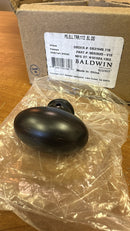 Baldwin PSELLTRR112 Ellipse Passage Door Knob with Round Rose - Venetian Bronze