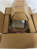 Hampton bay HB3671-35 Elmcroft 18.25 in. 2-Light Brushed Nickel Farmhouse Vanity with Metal Shades