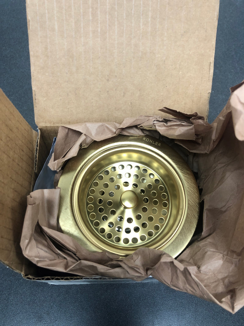 Kohler K-8799-2MB Duostrainer Basket Strainer and Sink Drain - Brushed Modern Brass