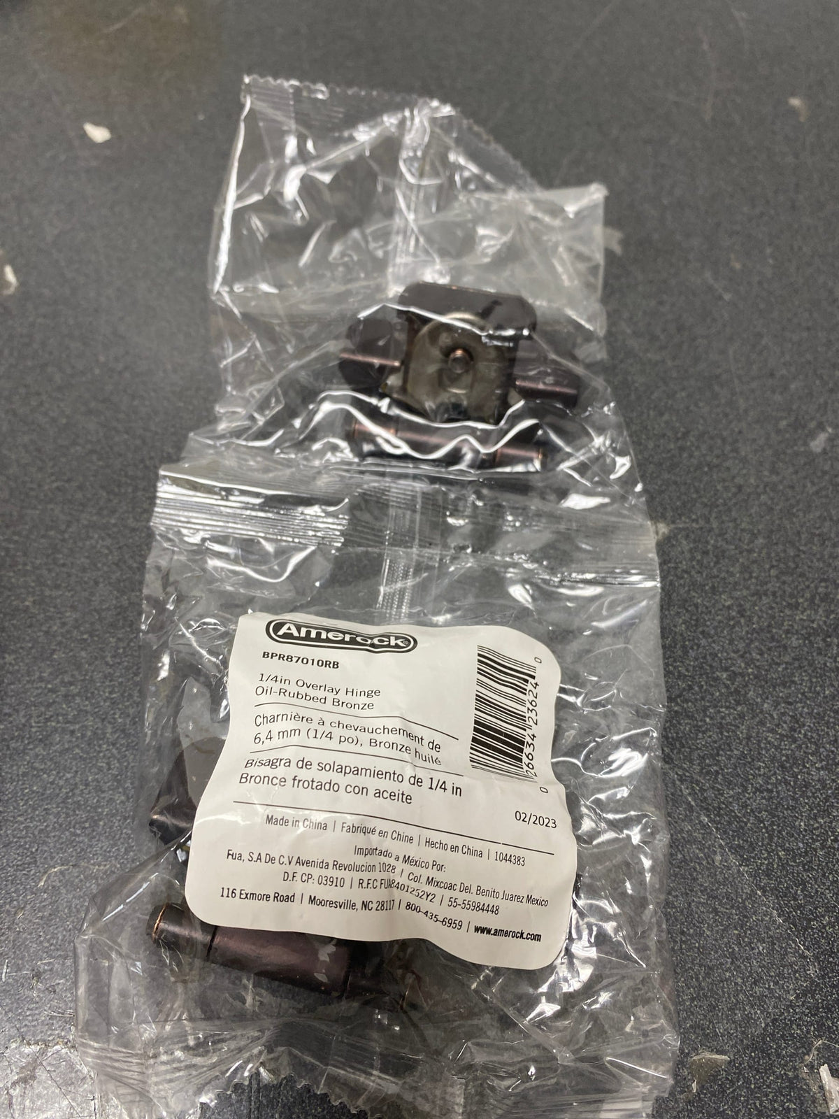 Amerock 2-Pack 3/4-in Oil-Rubbed Bronze Lift-Off Cabinet Hinge