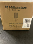 ML Lighting Chastine 1-Light Wall Sconce Brushed Nickel