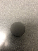 Emtek 86660FB Rustic Modern 1-3/8 Inch Mushroom Cabinet Knob from the Sandcast Bronze Collection - Flat Black Bronze