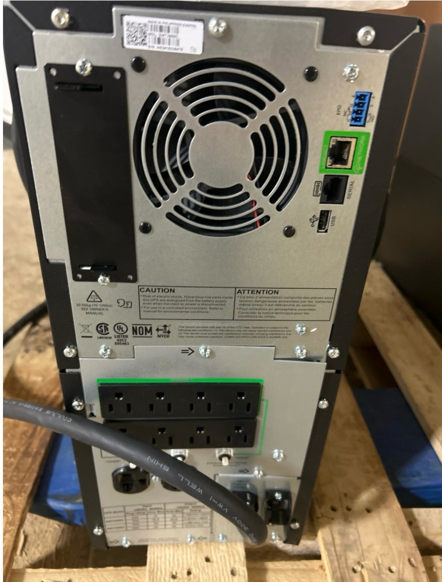 Apc Smart UPS, 2880VA, Line Interactive, Out: 120V In: 120V