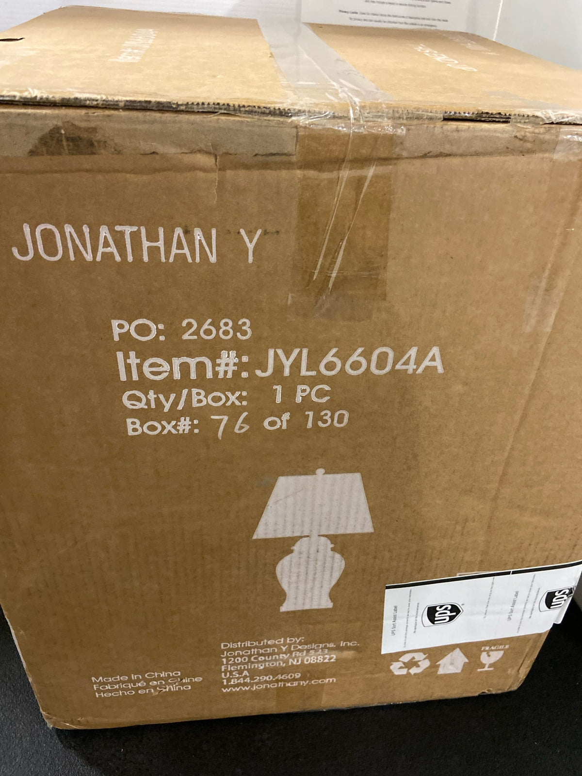 JONATHAN Y Lighting JYL6604A Naiyou 30" Tall LED Table Lamp - Cream