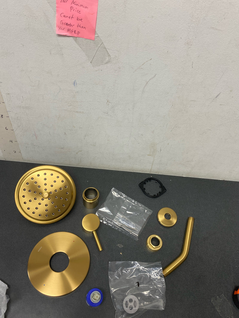 Moen UT3292BG Align Single Function Pressure Balanced Valve Trim Only with Single Lever Handle - Less Rough In - Brushed Gold