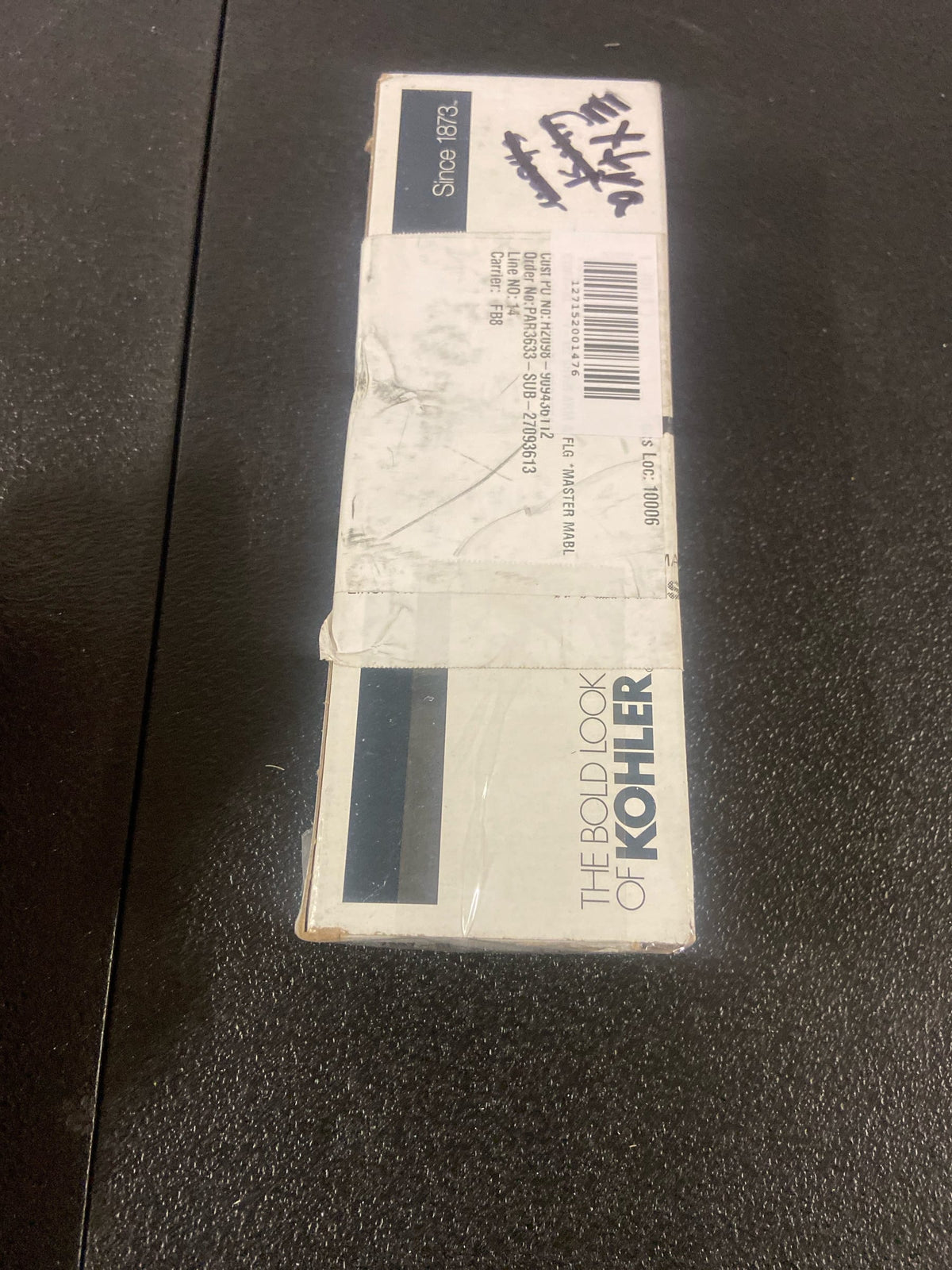 NEW Kohler K-7397-BL #12 MasterShower 7-1-2" Wall Mounted Shower Arm and Flange