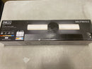Dsi lighting DSHD39675C1 Astra 22 in. Matte Black Integrated LED Vanity Light Bar with Etched Ribbed Glass Shade
