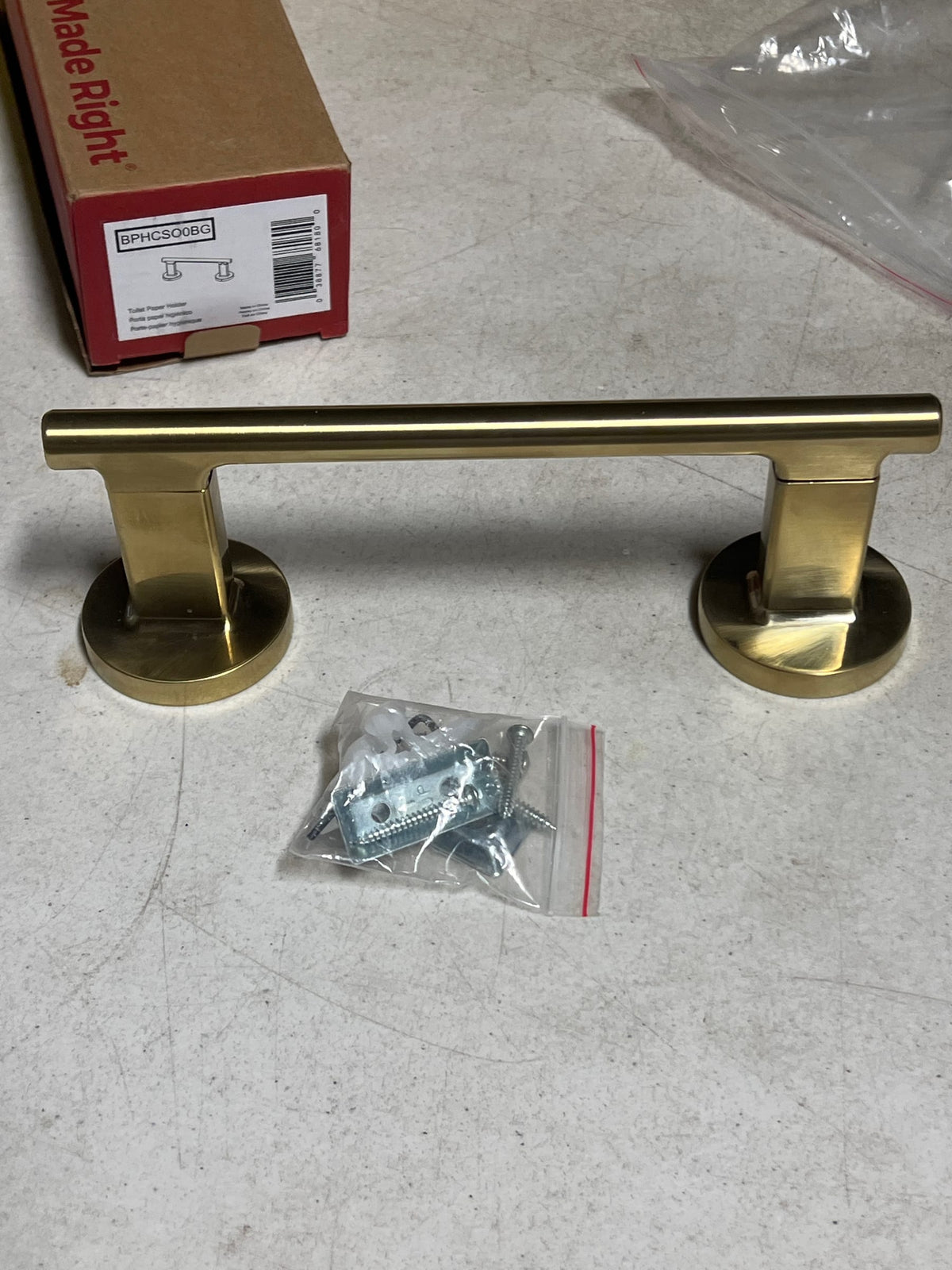 Pfister BPH-CSO0BG Capistrano Wall Mounted Pivoting Toilet Paper Holder - Brushed Gold