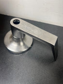 Yale AU 5407LN 626 LC 5400LN Series Augusta Heavy Duty Grade 1 Single Cylinder Keyed Entry Security Door Lever Set - Less Cylinder - Satin Chrome