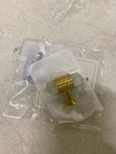 Belwith Keeler B076303GF-BGB Chrysalis 1-7/8 Inch "T" Bar Luxury Designer Glam Faceted Glass Cabinet Knob / Drawer Bar Knob with Jewelry Wire Wrap Inspiration - Brushed Golden Brass With Frosted Glass