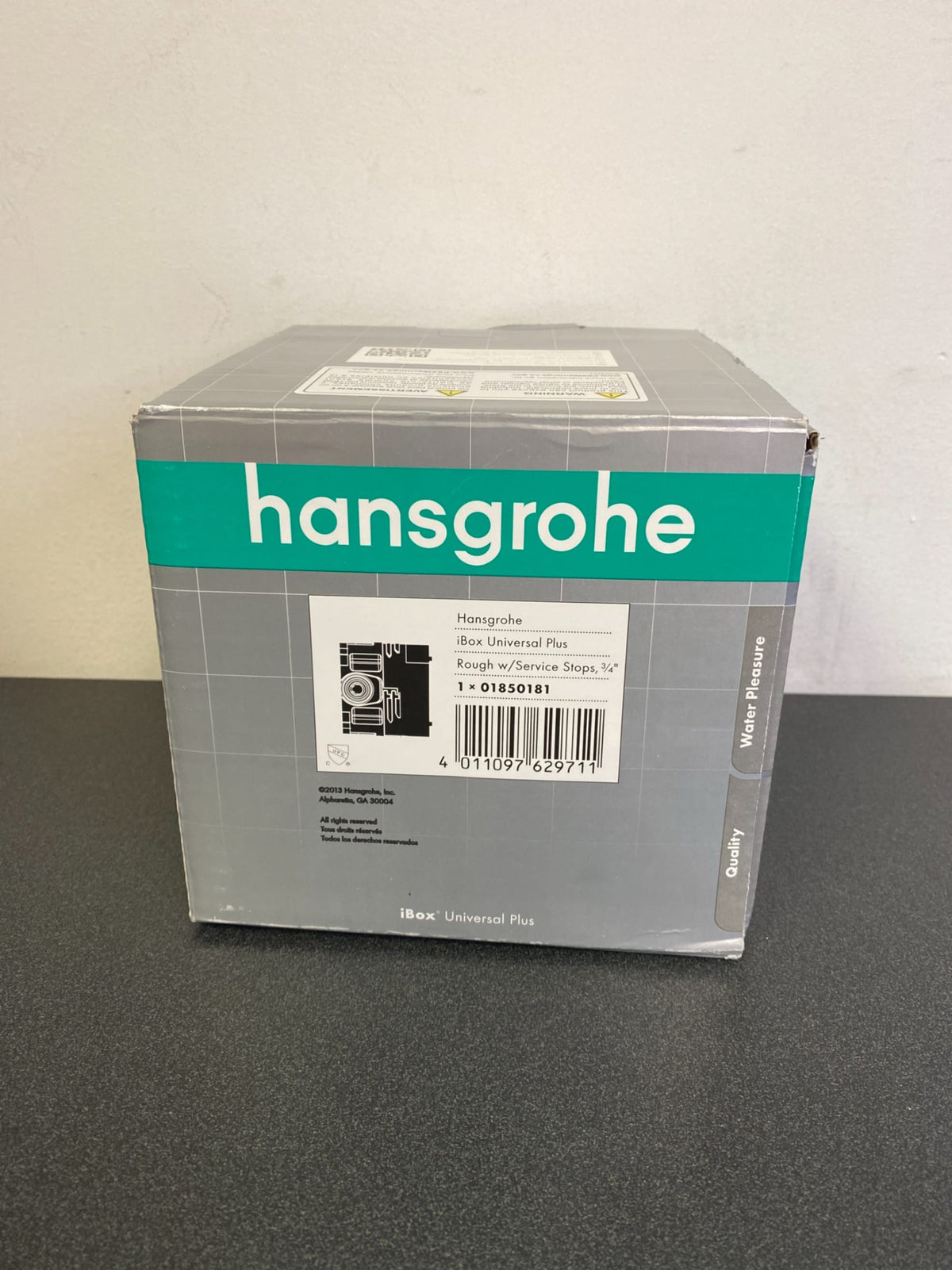 Hansgrohe 3/4 in. iBox Universal Plus Rough with Service Stop