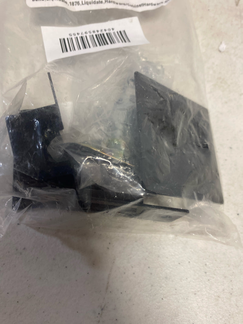 Kwikset Square Privacy Pocket Door Lock Iron Black 2-1/8" Crossbore 335SQT-514