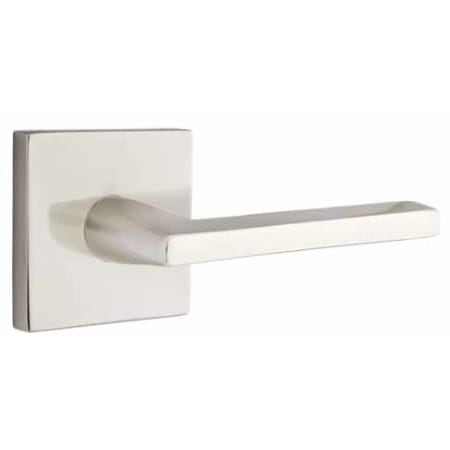 Emtek 510HLOUS15 Helios Brass Modern Passage Door Lever Set from the Contemporary Collection - Satin Nickel