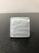 Sietto K-212-PC Glacier 1-1/4 Inch Square Cabinet Knob - Polished Chrome