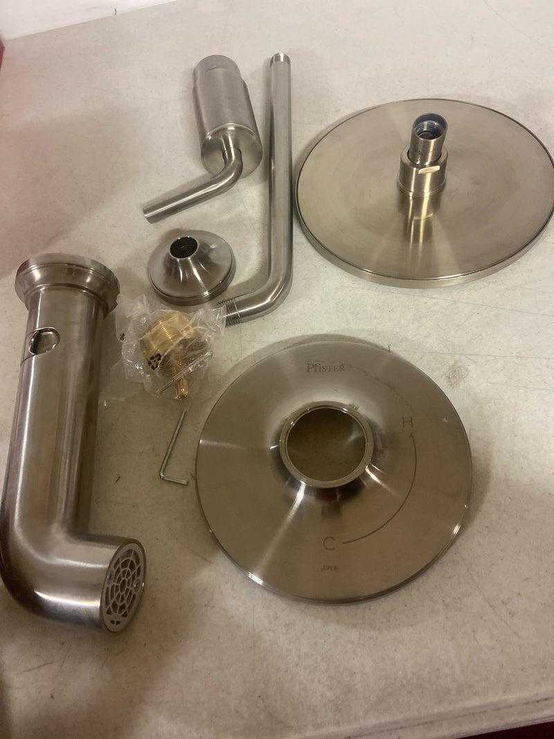 Pfister LG89-8TNTK Tenet Tub and Shower Trim Package with 1.8 GPM Single Function Shower Head - Brushed Nickel