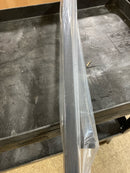 Showerrods.com 48" Square Extra Long Door Pull, Concealed Surface Mounting (Flat Black)