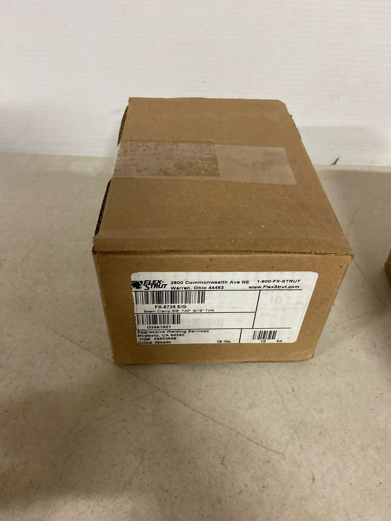 Flex-Strut Beam Clamp, Size 5/8"