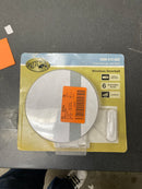 Hampton bay HB-7317-00 Wireless Battery Operated Doorbell Kit with Wireless Push Button, White with Gray Fabric