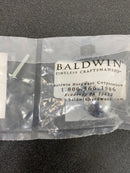 Baldwin 4960260 Spherical 1 Inch Round Cabinet Knob - Polished Chrome