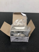 Deltana SDL25U15 2-3/4" x 2-1/2" Solid Brass Sliding / Pocket Door Privacy Lock - Satin Nickel