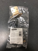 Amerock BPR7928CZ Functional Hardware 3/8 Inch Inset Surface Mount Cabinet Door Hinge with 105 Degree Opening Angle and Self Close Function - Pair - Champagne Bronze