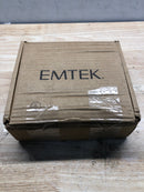 Emtek C5209STUUS19 Stuttgart Privacy Door Lever Set with Disk Rose and CF Mechanism from the Brass Modern Collection - Flat Black