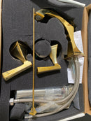 Newport Brass 2570/03N Joffrey 1.2 GPM Widespread Bathroom Faucet with Pop-Up Drain Assembly - Polished Brass Uncoated (Living)