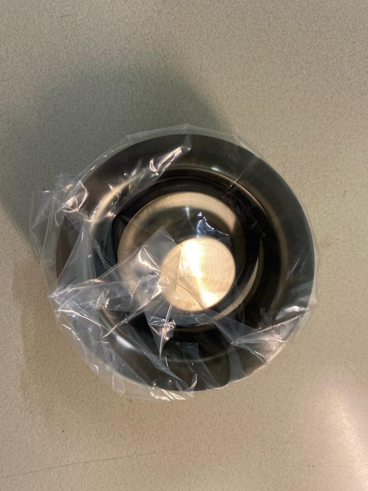 Signature Hardware 196811 3-1/2" Brass Kitchen Garbage Disposal Flange and Stopper