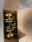 Kwikset 740H-3S Hancock Keyed Entry Single Cylinder Knob Set with SmartKey - Polished Brass