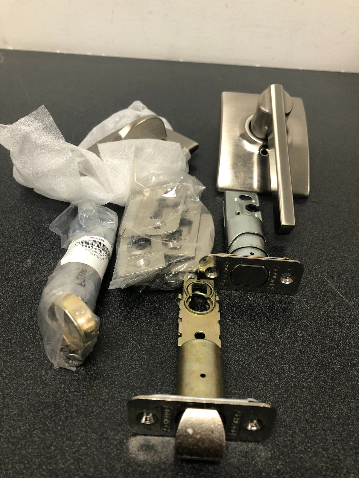 Schlage F59LAT619 Latitude Single Cylinder Interior Pack - Exterior Handleset Sold Separately - Satin Nickel