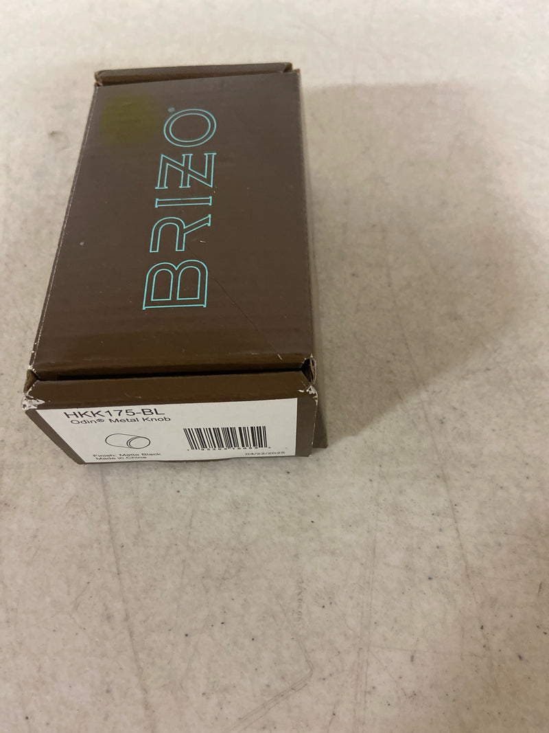 Brizo HKK175-BL Odin Kitchen Faucet Handle Kit - Metal Knob - Matte Black