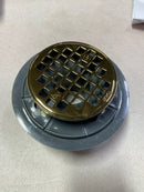 Kohler Round Grid Shower Drain - French Gold