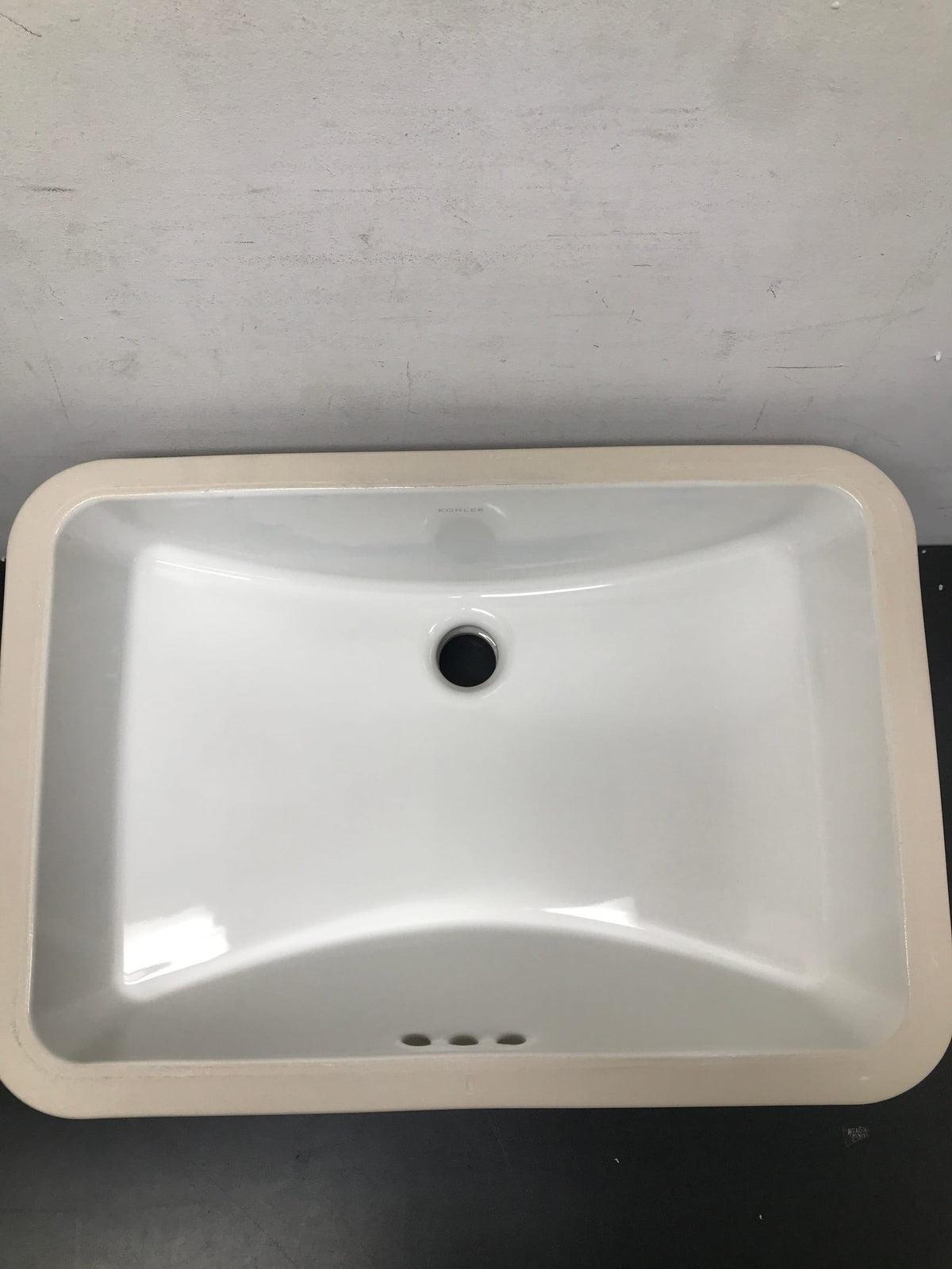 Kohler K-2214-0 White Ladena 20-7/8" x 14-3/8" x 8-1/8" Undermount Bathroom Sink with Overflow