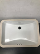 Kohler K-2214-0 White Ladena 20-7/8" x 14-3/8" x 8-1/8" Undermount Bathroom Sink with Overflow