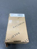 Baldwin 1435190I 3.5" x 3.5" Solid Brass 1/4" Radius Corner Plain Bearing Mortise Hinge - Single Hinge - Satin Black