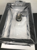 Home decorators collection HD-1549-I Walden Forge 1-Light Black Frame Pendant with Antique Brass Socket