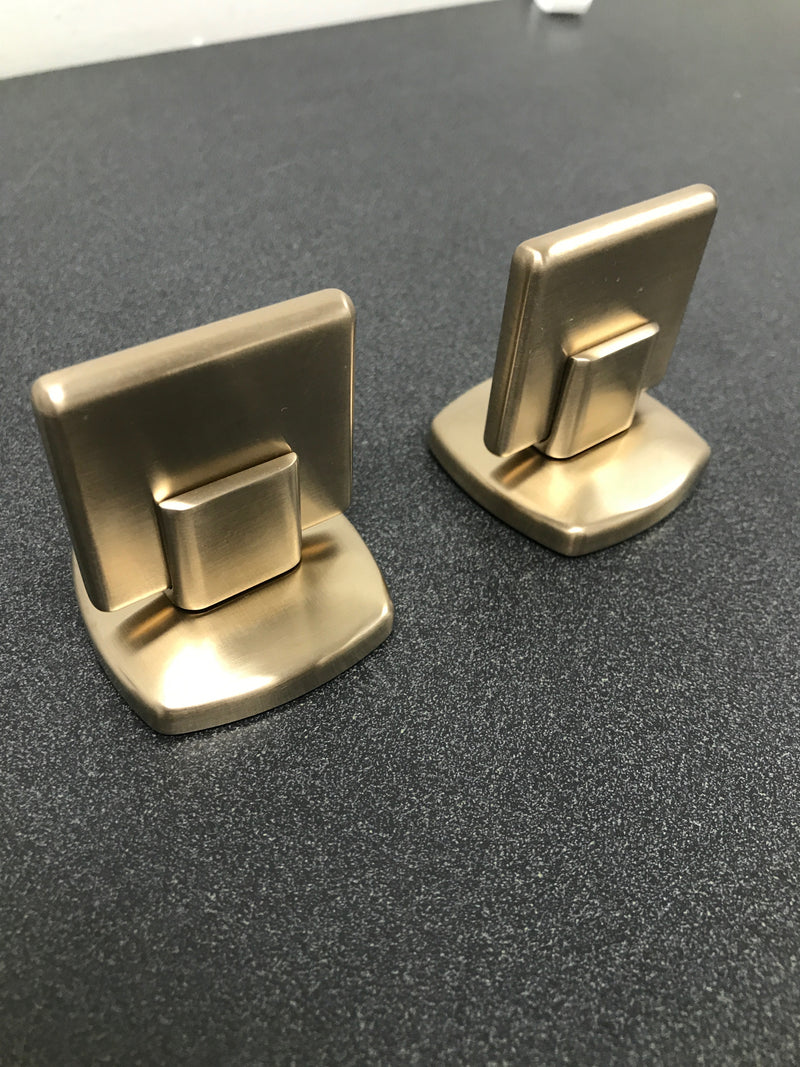 Brizo HK5367-GL Allaria Knob Handle Kit Only for Widespread Bathroom Faucet - Less Spout - Luxe Gold