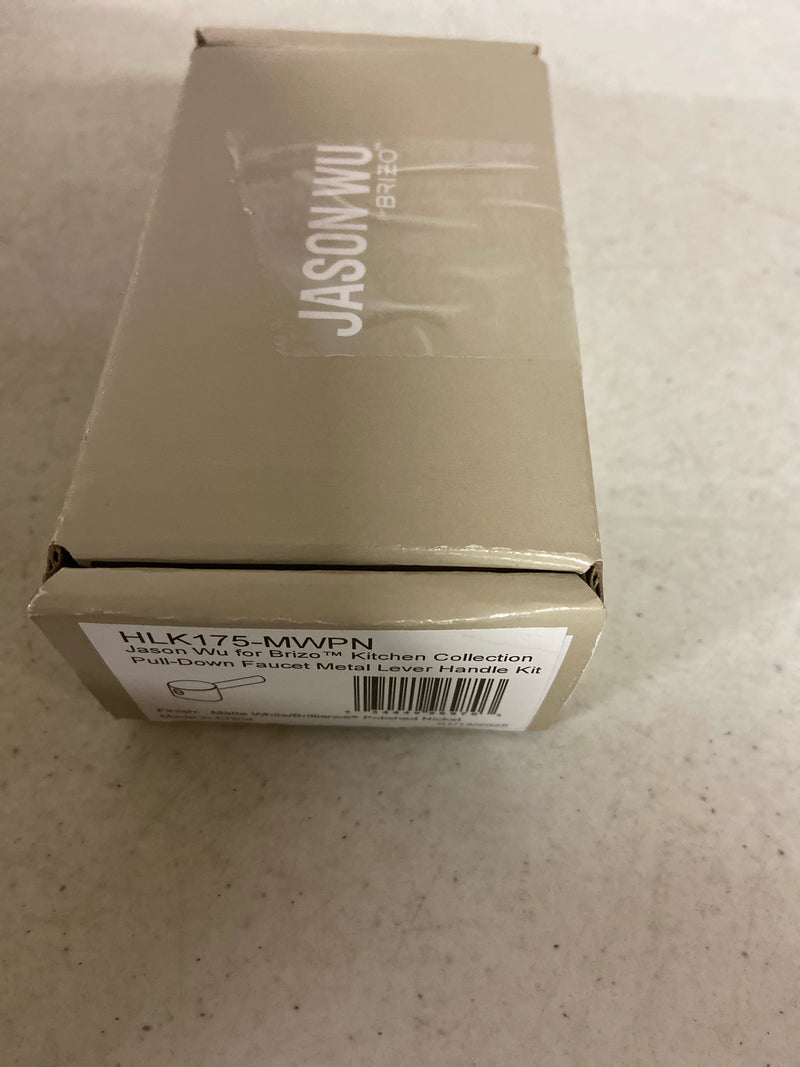 Brizo HLK175-MWPN Odin Kitchen Faucet Handle Kit Lever Handle - Matte White / Polished Nickel