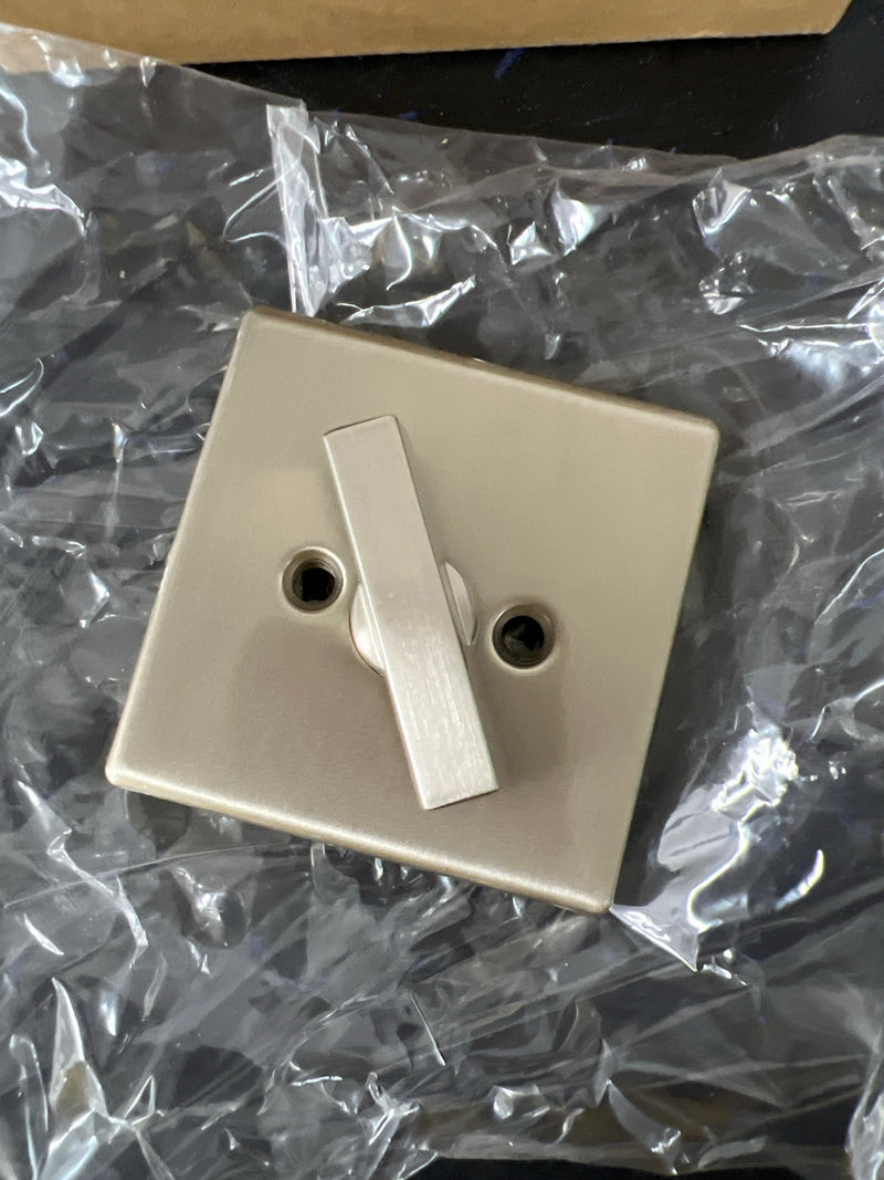 Kwikset 663SQT Privacy One sided Deadbolt from The Signature Series - Satin Nickel