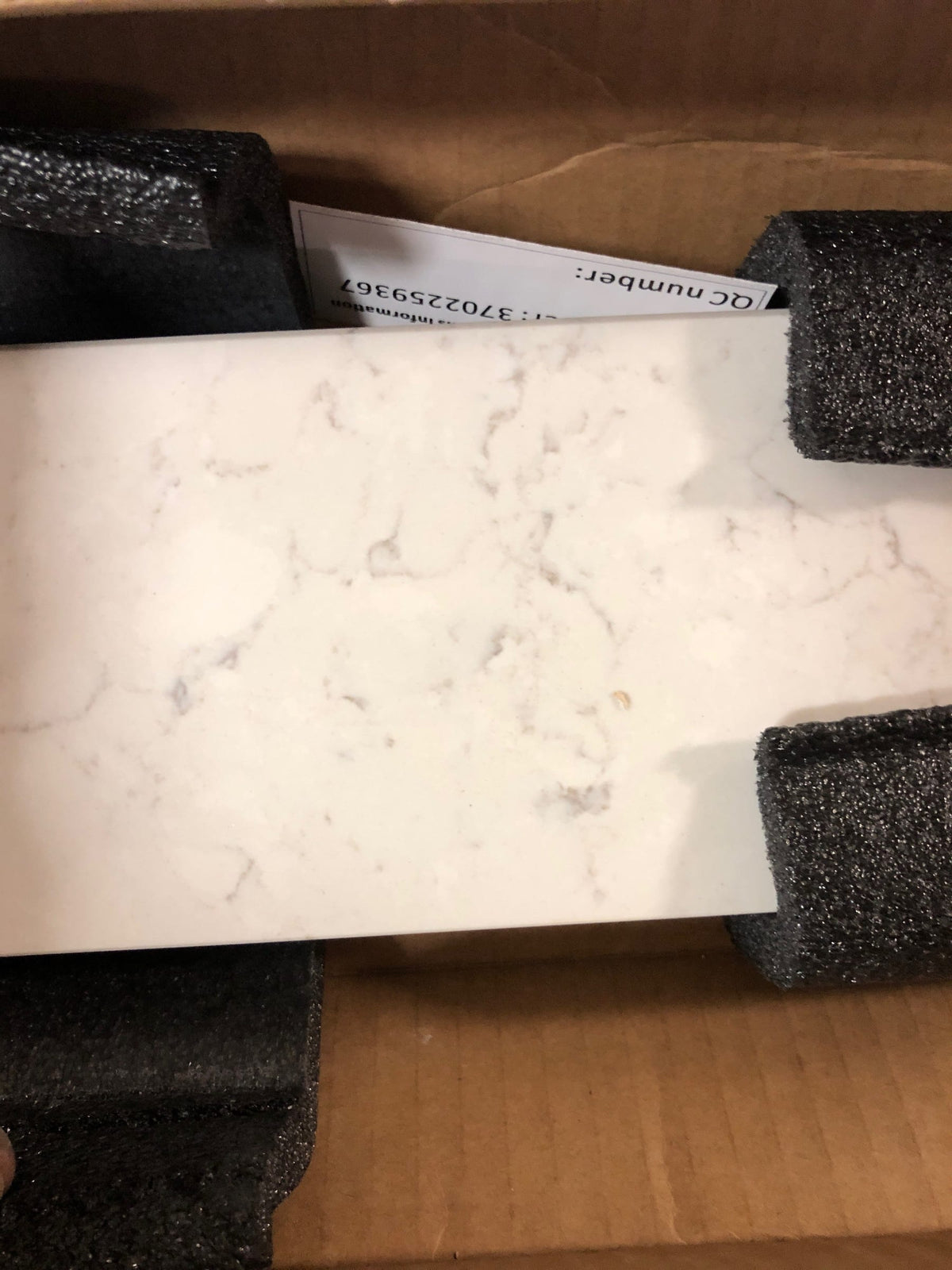 James Martin Vanities 050-BS48-EJP Silestone 48" Quartz Vanity Backsplash - Eternal Jasmine Pearl