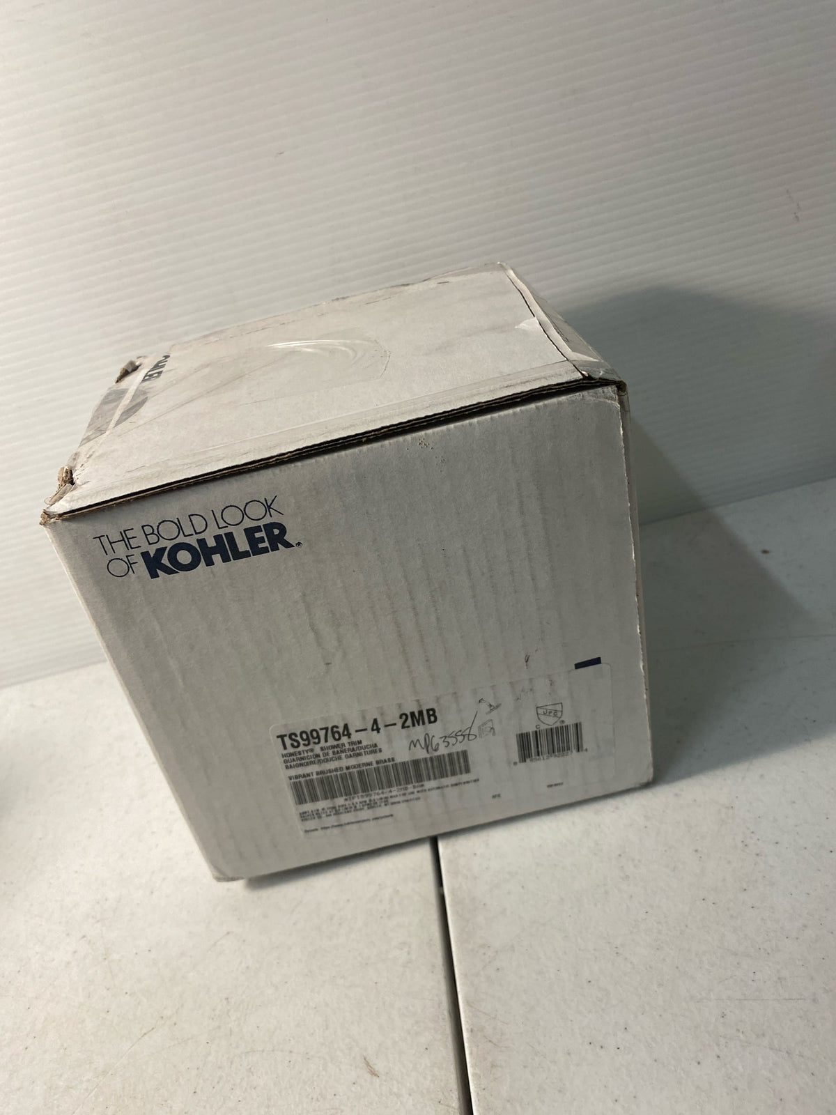 Kohler TS99764-4-2MB Honesty 1-Handle Shower Valve Trim Kit in Vibrant Brushed Moderne Brass with Shower Head (Valve Not Included)